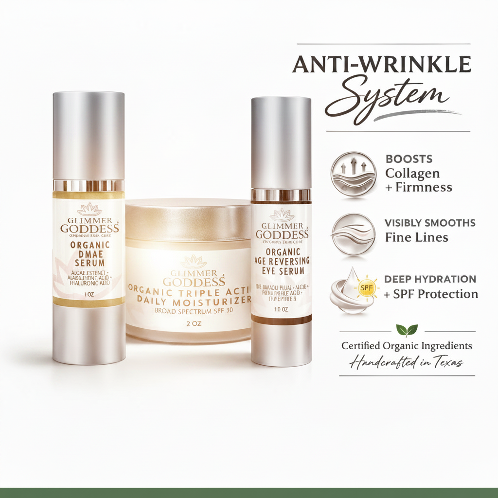 Organic Anti - Wrinkle Trio – 3 - Step Collagen Boosting System - Havenseng