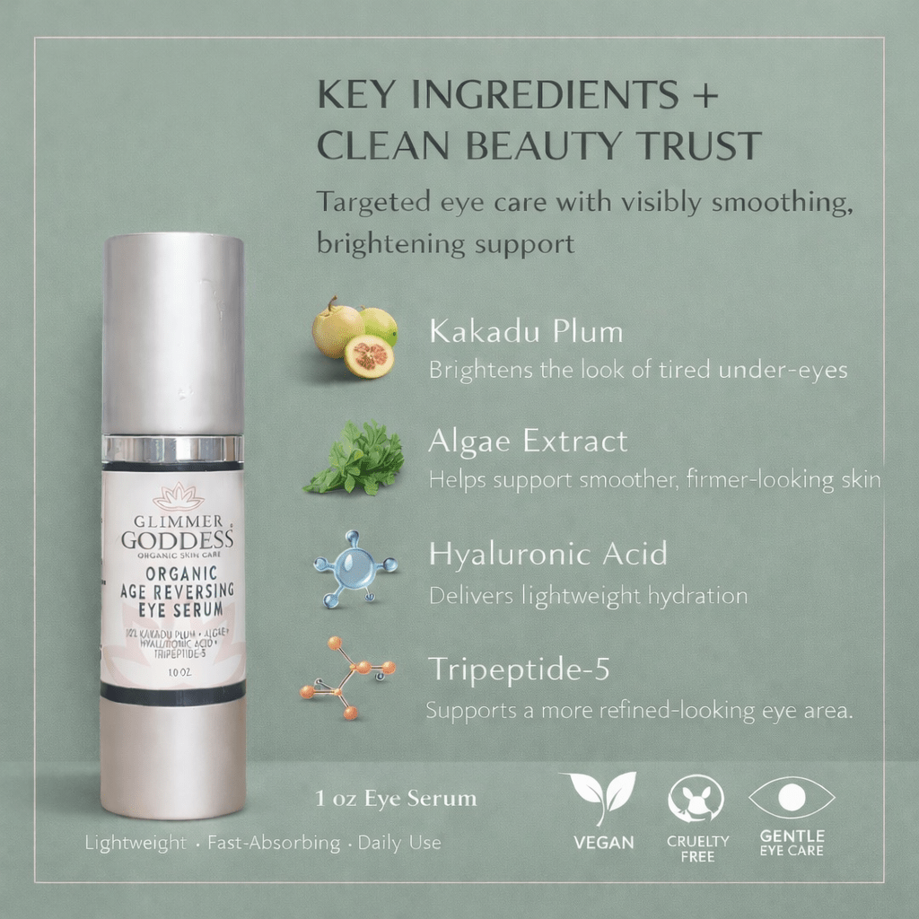 Organic Age Reversing Eye Serum – Instant Firming Treatment - Havenseng